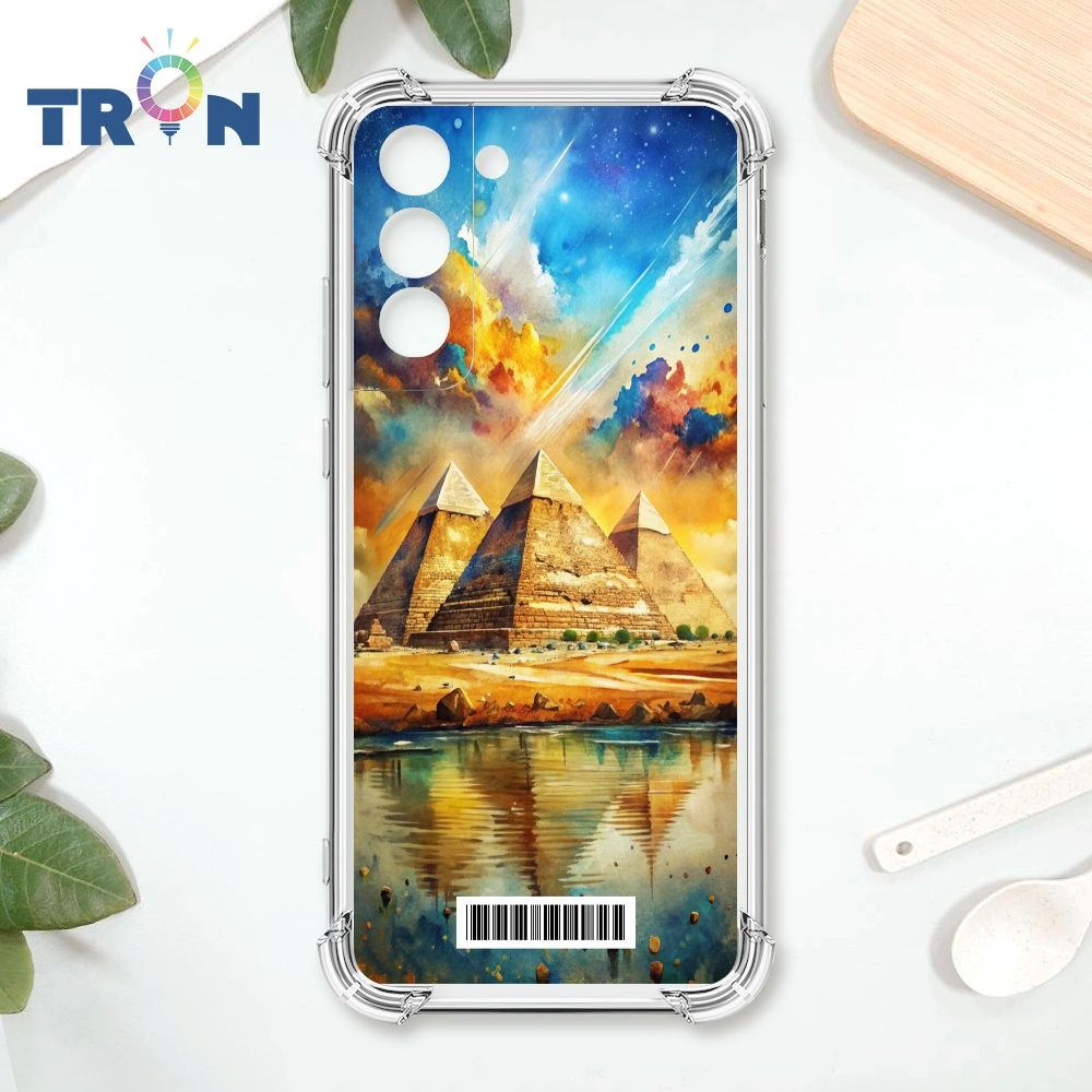  TRON 三星 S22 PLUS 建築水墨彩畫  載具 四角防摔殼 手機殼