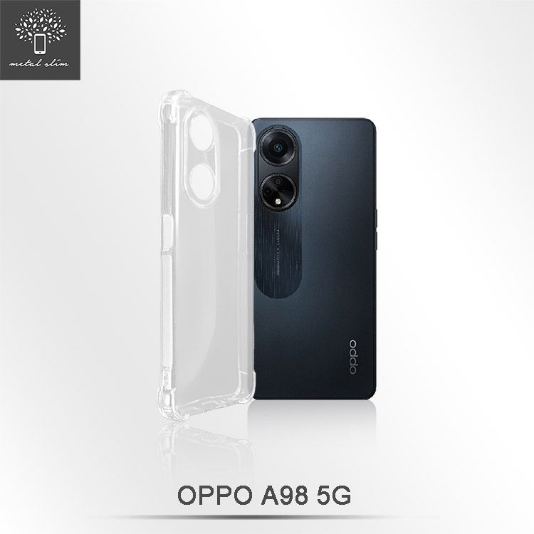 Metal-Slim OPPO A98 5G 精密挖孔 強化軍規防摔抗震手機殼