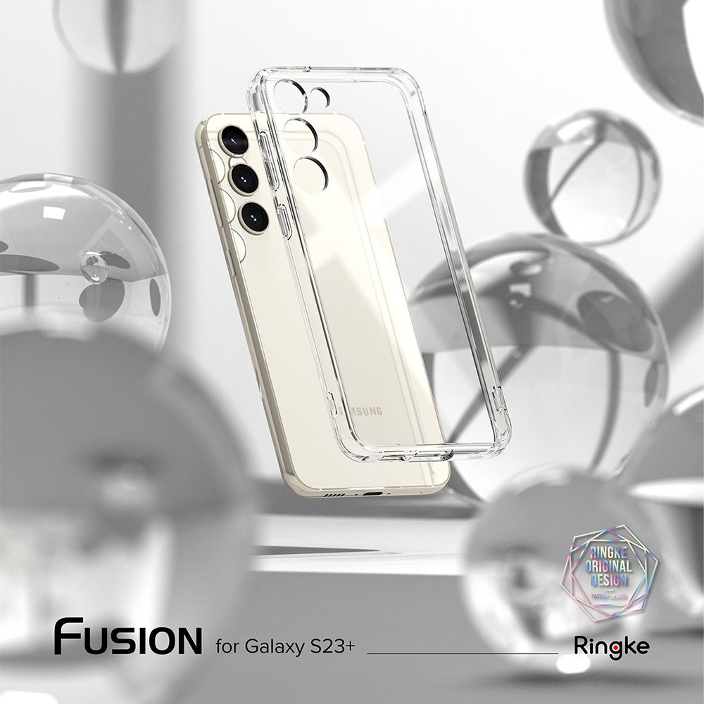 Ringke ｜三星 Galaxy S23 Plus [Fusion] 防撞手機保護殼－透明