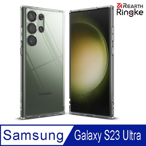 Ringke Fusion三星 Galaxy S23 Ultra 6.8吋 透明PC防刮背蓋 + TPU防摔防撞邊框 手機保護殼