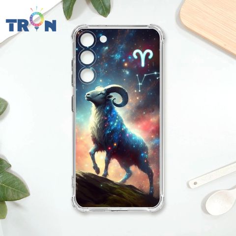 TRON 三星 S23  星空火象星座 四角防摔殼 手機殼
