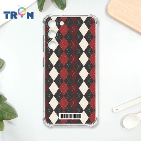 TRON 三星 S23  英式蘇格蘭格紋A款  載具 四角防摔殼 手機殼