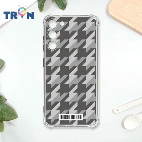 TRON 三星 S23  立體千鳥紋  載具 四角防摔殼 手機殼