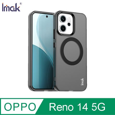 Imak OPPO Reno 14 5G (海外版)巧克力保護套(磁吸款)-透黑