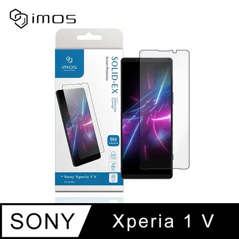 imos T.G Sony Xperia 1 V2.5D 黑邊玻璃保護貼 美商康寧公司授權 (AGbC)