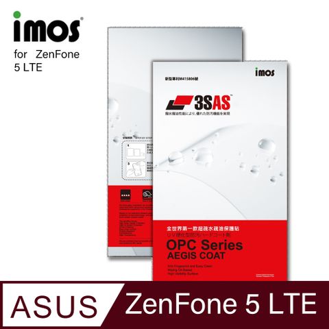 ♕超疏水疏油保護貼♕iMos 3SAS 螢幕保護貼ASUS ZenFone 5 LTE正面專用