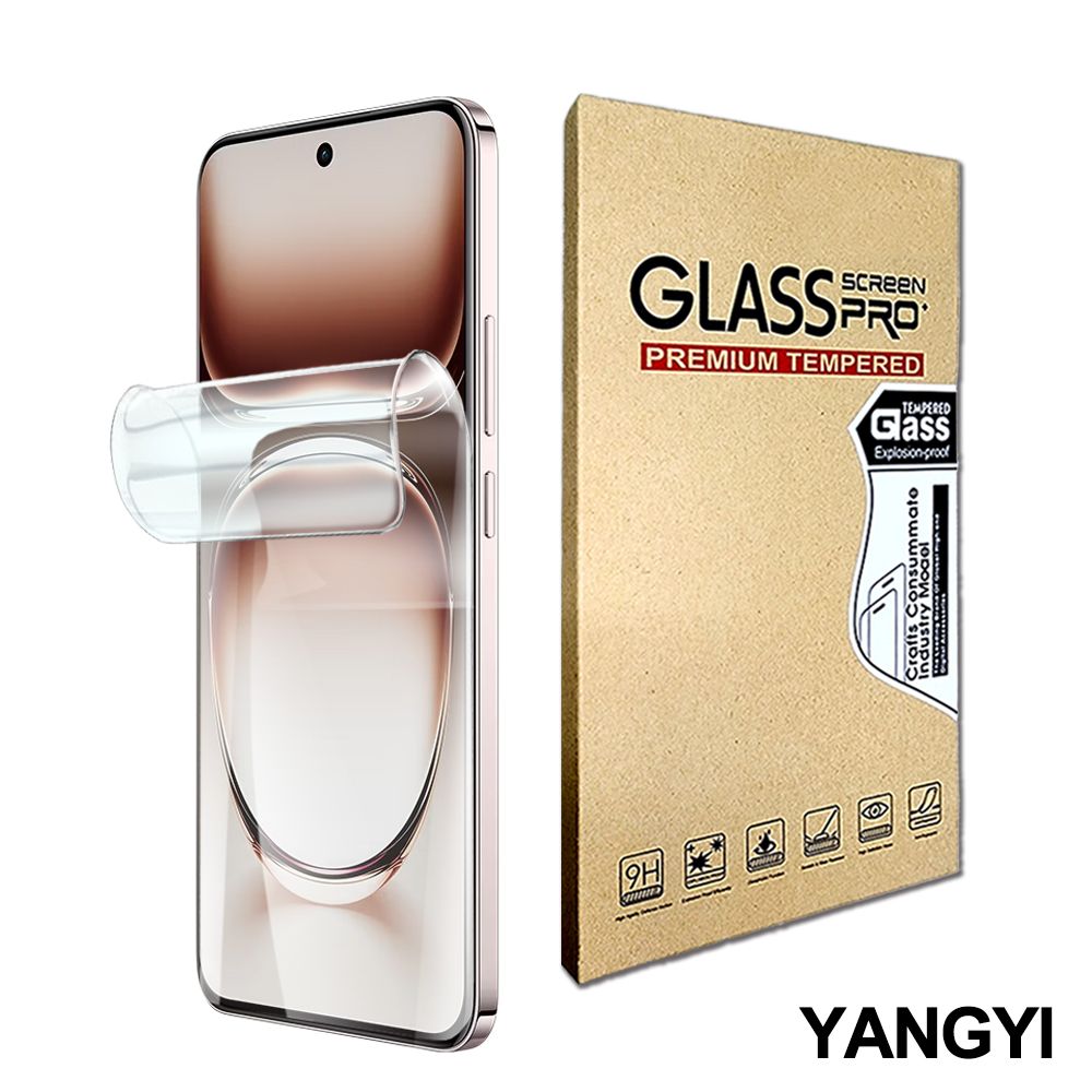 YANG YI 揚邑 買一送一(共2片) OPPO Reno12 / 12 Pro 防爆防刮水凝膜防紋螢幕滿版保護貼