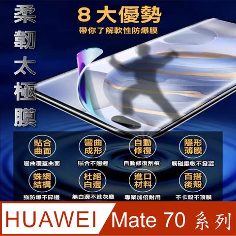 HUAWEI Mate 70 / Pro / Pro+ / RS 透亮高清疏水款&霧磨砂抗指紋款 螢幕保護貼