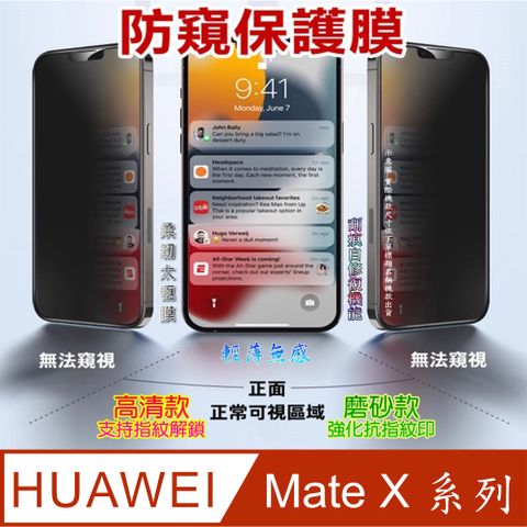 華為HUAWEI Mate X6/5/3/2 外螢幕保護貼(高清亮面/磨砂霧面)