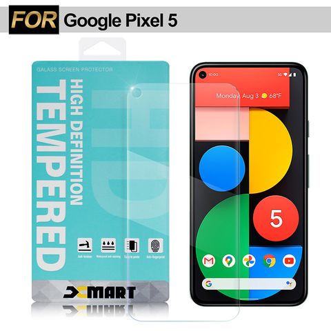 清透美型 展現完美Xmart for Google Pixel 5 薄型9H玻璃保護貼-非滿版