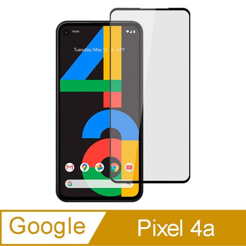 【Ayss】Google Pixel 4a/5.81吋/2020專用滿版手機玻璃保護貼/鋼化玻璃膜/平面全滿版/全滿膠/絲印-黑