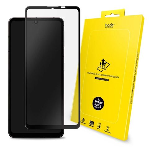 hoda SHARP AQUOS sense7 / sense7 Plus 滿版高透光9H鋼化玻璃保護貼