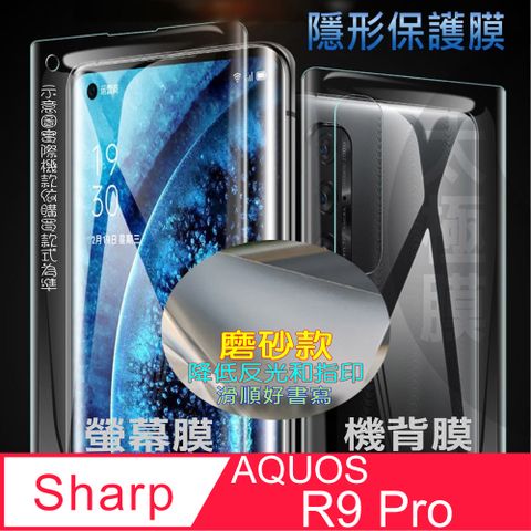 夏普 Sharp AQUOS R9 Pro 螢幕保護貼&機背保護貼