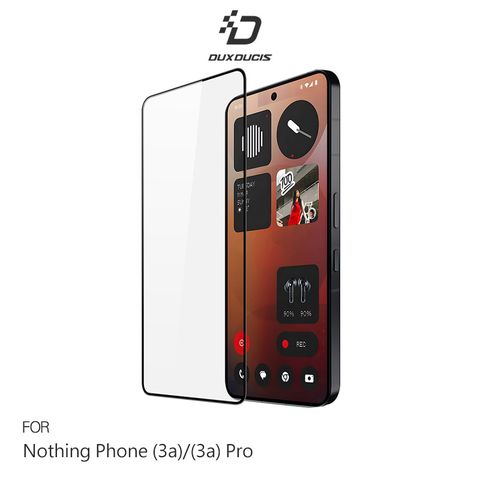 DUX DUCIS Nothing Phone (3a)/(3a) Pro 滿版鋼化玻璃貼(10D)
