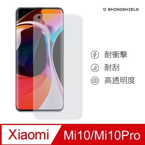 【犀牛盾】小米 Mi 10 / Mi 10 Pro (6.67吋) 衝擊曲面手機螢幕保護貼(滿版)