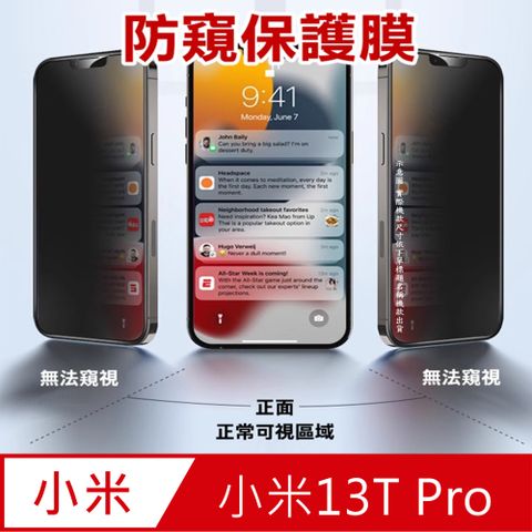 Xiaomi 13T Pro柔韌疏水防爆全屏螢幕保護貼