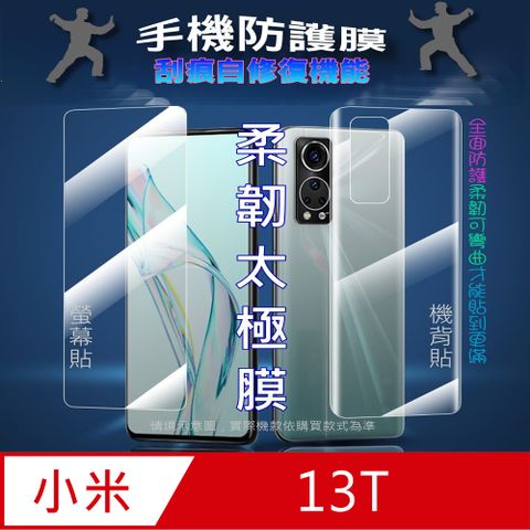 Xiaomi小米13T 螢幕保護貼/機背保護貼 (透亮高清疏水款/霧磨砂強抗指紋款)