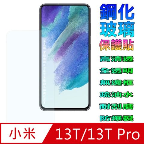 小米13T/13T Pro 硬度優化全透明防爆玻璃保護貼 (全透明/無邊)