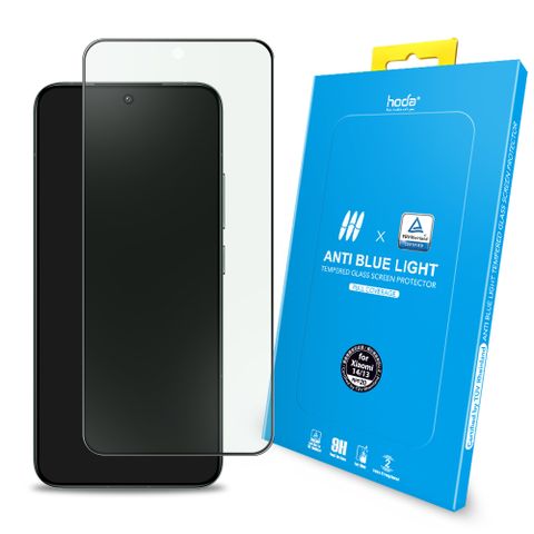 hoda Xiaomi 小米 14/13 抗藍光滿版玻璃保護貼 (德國萊因TÜV RPF20認證)