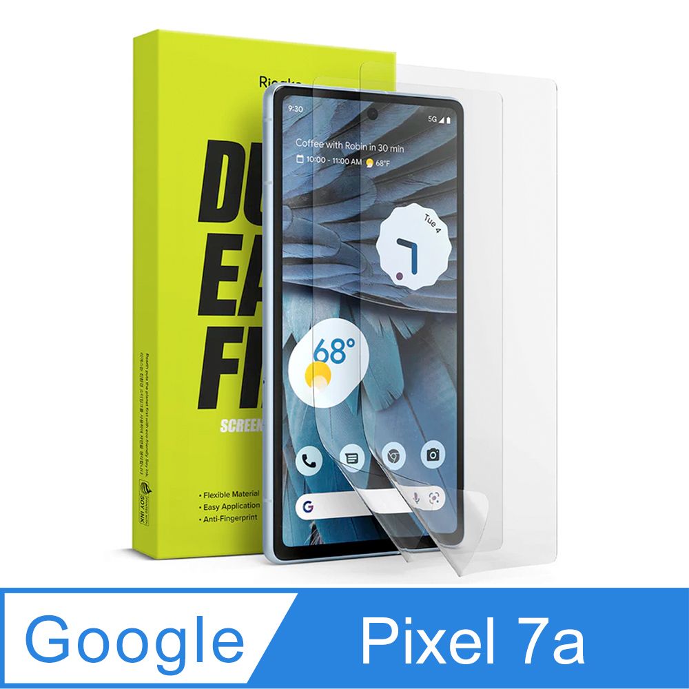 Rearth  Ringke Google Pixel 7a 滿版抗衝擊螢幕保護貼(兩片裝)