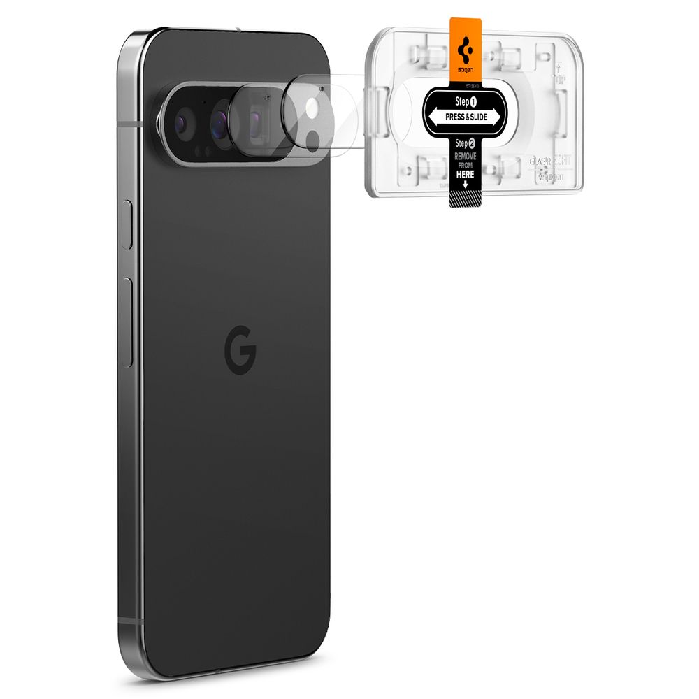 spigen Google Pixel 9系列Glas.tR EZ Fit Optik-鏡頭保護貼(晶透 含快貼板:2入)