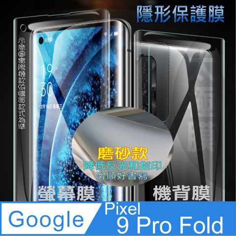 Google Pixel 9 Pro Fold 外螢幕保護貼&外機背保護貼