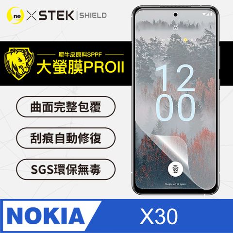 o-one 圓一 Nokia X30 螢幕保護貼 美國超跑頂級包膜原料犀牛皮 輕微刮痕自動修復