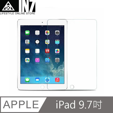 IN7 APPLE iPad 2017/2018 (9.7吋) 高透光2.5D 鋼化玻璃保護貼