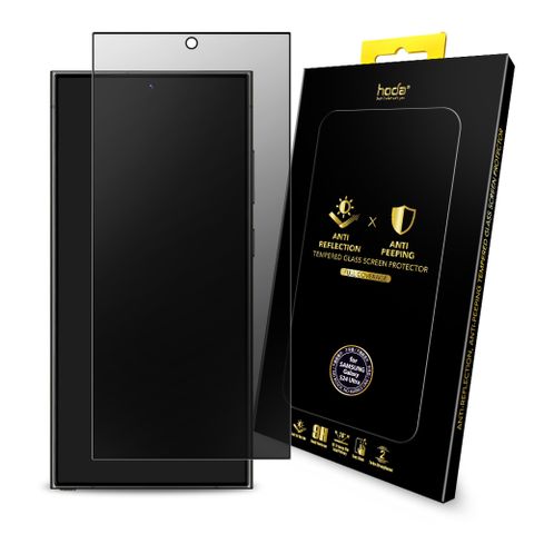 hoda Samsung Galaxy S24 Ultra AR抗反射防窺滿版玻璃保護貼