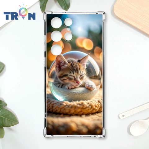 TRON 三星 S24 Ultra 水晶球裡的動物們-1 四角防摔殼 手機殼