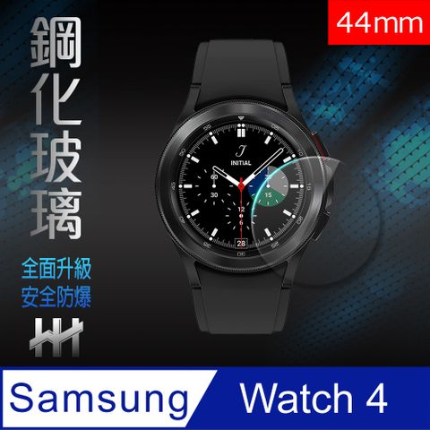 【HH】★滿版透明9H高硬度Samsung Galaxy Watch 4 (44mm)-鋼化玻璃保護貼系列