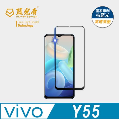 藍光盾 vivo Y55 9H超鋼化手機螢幕玻璃保護貼