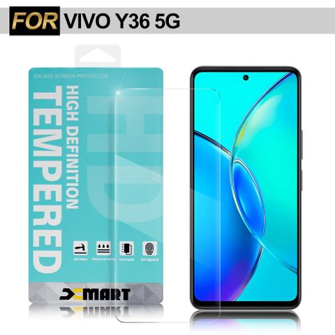 X mart XM VIVO Y36 5G 薄型 9H 玻璃保護貼-非滿版