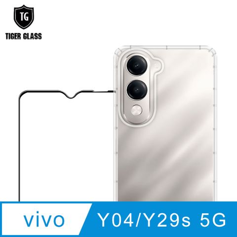 T.G vivo Y04/Y29s 5G 手機保護超值2件組(透明空壓殼+鋼化膜)