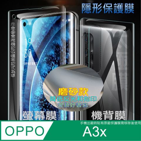 OPPO A3x 螢幕保護貼&機背保護貼