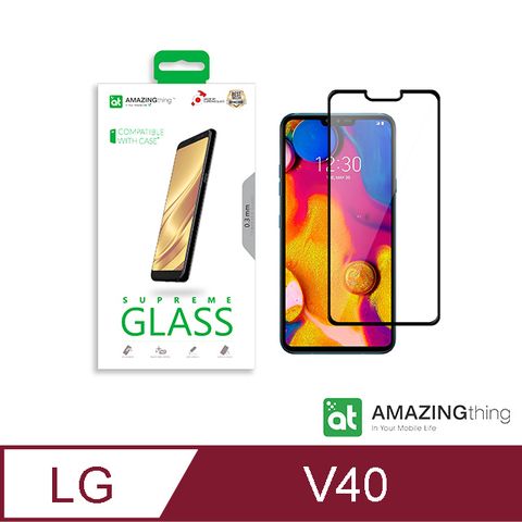 for LG V40AMAZINGthing LG V40 滿版強化玻璃保護貼