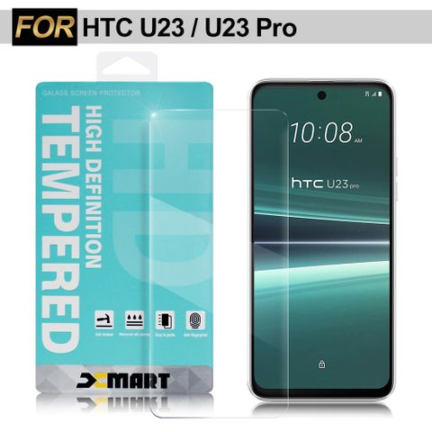 X mart Xmart for HTC U23 / U23 Pro 薄型9H玻璃保護貼-非滿版