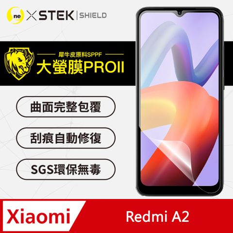 o-one 圓一 XiaoMi 紅米 A2頂級汽車包膜犀牛皮原料 通過抗撞擊力檢測 防護力UP