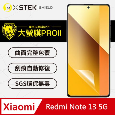 o-one 圓一 XiaoMi 紅米 Note 13 5G頂級包膜原料犀牛皮 可緩衝分散吸收外力衝擊 環保無毒