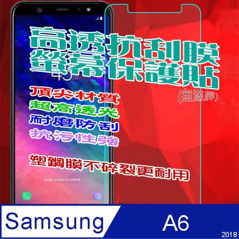 Samsung Galaxy A6 (2018) 防刮高清膜螢幕保護貼