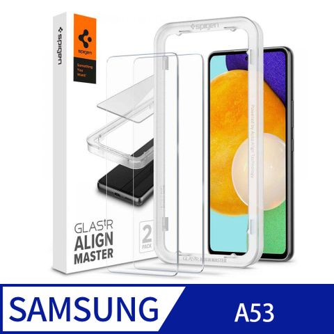 spigen Galaxy A53 5G Align Master 透明玻璃保護貼x2入