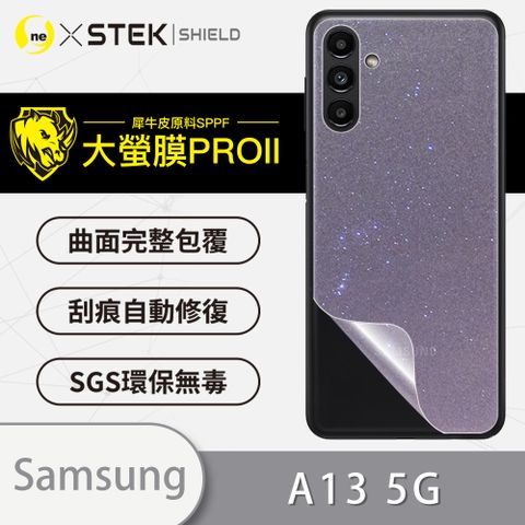 o-one 圓一 Samsung 三星 A13 5G 背蓋保護貼 超跑頂級包膜原料犀牛皮  通過檢測抗撞擊力達425公斤