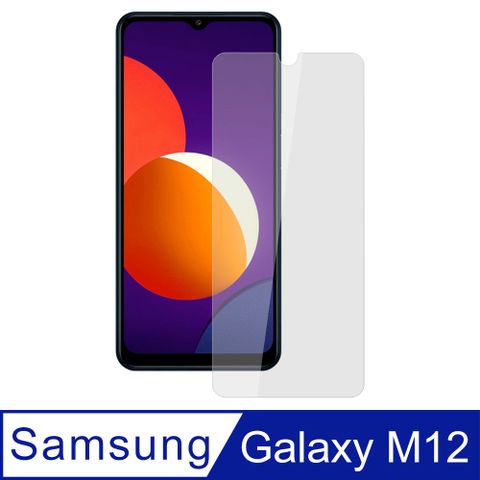【Ayss】Samsung Galaxy M12/6.5吋/2021/手機玻璃保護貼/鋼化玻璃膜/平面全透明/全滿膠