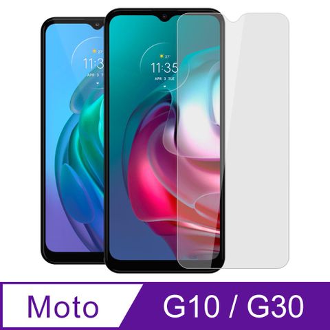 【Ayss】Moto G10/G30/4G/6.5吋/2021手機玻璃保護貼/鋼化玻璃膜/平面全透明/全滿膠-共用版