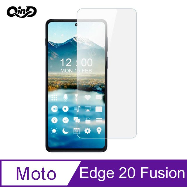 QinD Motorola Moto Edge 20 Fusion 防爆膜(2入) #保護貼#保護膜#磨砂