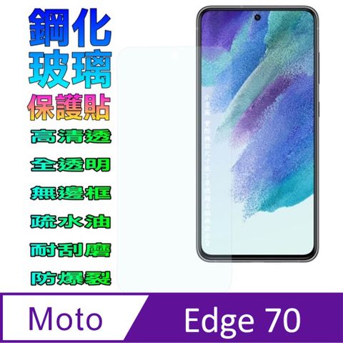 [Glass] Moto Edge 70 鋼化玻璃螢幕保護貼(全透明無邊框/解鎖版)