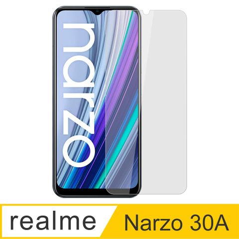 【Ayss】realme Narzo 30A/4G/6.5吋/2021手機玻璃保護貼/鋼化玻璃膜/平面全透明/全滿膠