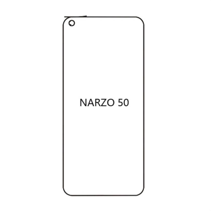  realme narzo 50 防刮高清膜螢幕保護貼(亮面Pet/二入裝)