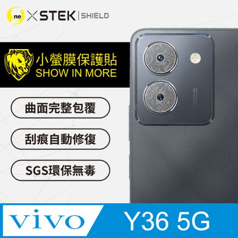 o-one 圓一 【-小螢膜】Vivo Y36 5G 精孔鏡頭保護貼 美國頂級原料犀牛皮保護貼 頂級跑車犀牛皮 卡夢款(兩入組)