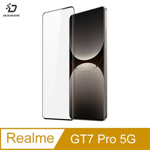 DUX DUCIS Realme GT7 Pro 5G 3D曲面全膠鋼化玻璃貼(CURVED)